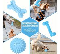 12 pezzi Giocattoli durevoli per cani, stili e materiali casuali, giocattoli da masticare di grandi dimensioni, pulizia dei denti, tiro alla fune, sollievo dalla noia, incoraggiare il gioco interattiv