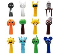 12 Pezzi Giocattolo Sprunky Action Figures Sprun-ki Figures Pvc Cartoon Personaggi Modello Wenda Statue Action Figures Per Collezione Regalo Perfetto Per Bambini Adulti e Gamer Appassionati