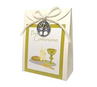 12 PEZZI GIOIA BOX Scatolina portaconfetti PRIMA COMUNIONE BOMBONIERA