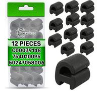 12 Pezzi Gommini Griglia Piano Cottura 9 mm x 10 mm C00039148 per Ariston