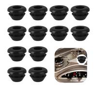 12 Pezzi Gommini per Supporti per Pentole, Passacavo Gomma Piedini in Gomma, Passacavo Gomma di Protezione per Fornelli da Camper Compatibili con Aste da 5 mm di Smev, Thetford e Dometic