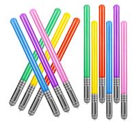 12 Pezzi Gonfiabile Star War Light Saber Sword Stick Balloons, Palloncino Spada Gonfiabile Giocattolo per i rifornimenti del Partito Bomboniere per Feste 6 Colore
