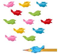 12 Pezzi Impugnature Matita, Impugnatura Penna, Impugnature per Matite per Bambini, Silicone Matita Grip, Scrittura Strumento Correzione Della Postura per Bambini Studenti Adulti (Colore Casuale)