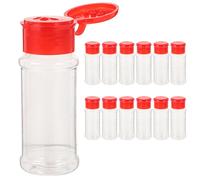 12 pezzi in plastica Spezia sale pepe shaker jar jar può barbecue bottiglie di