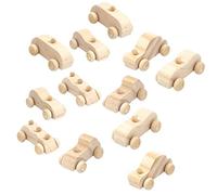 12 pezzi kit giocattolo per auto fai -da -te in legno, set di mestieri non finiti per studenti e appassionati di falegnameria, costruisci le tue auto di legno per le attività di apprendimento do
