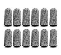 12 pezzi lettini per dita, protezione per il pollice riutilizzabile protezioni per le dita antiscivolo lettini per dita traspiranti protezione resistente al taglio per lavoro, cucina, giardino…