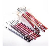 12 pezzi Lipliner Professional Waterproof Lip Liner Pencil Set di dono cosmetico per il trucco per labbra di lunga durata per donne ragazze, lipliner