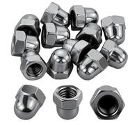12 pezzi M8 Dado cieco a calotta in Acciaio Inox，Dado Coprente Forma Alta Dadi Coprenti A2 V2A Dadi Coprenti Esagonali per viti, barre filettate e bulloni filettati