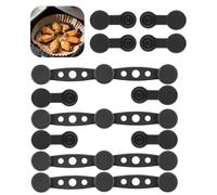 12 Pezzi Magnetiche in Silicone per Friggitrici, Magneti per carta da forno Airfryer, Resistente Alle Alte Temperature, Porta Carta Pergamena Antiscivolo, Accessori per Friggitrice ad Aria