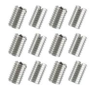 12 pezzi manicotto filettato, adattatore filettato per dadi di avvitamento, inserti filettati, kit di riparazione, boccole filettate in metallo per automobili, turbine a vapore, riparazione