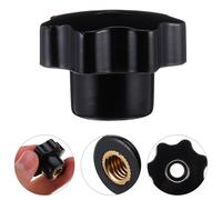 12 pezzi Manopola a stella con dado filettato Manopola di serraggio Impugnatura