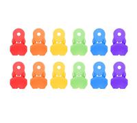 12 Pezzi Manuale Colorato Apriscatole Facile Premium In Plastica