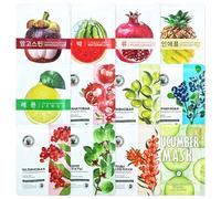 12 Pezzi Maschera Viso Idratante, Maschera Idratante per la Cura della, Nutriente e Lenitiva, Pelle Coreana con Ingredienti Naturali, Daily Care per Tutti i Tipi di Pelle, Idratazione Profonda