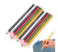12 pezzi Matita Colorata per Cucire, 12 pezzi Matita per Cucire, Cucito Segno Gesso Matita, Matita per Segni di Cucito, Matite Gesso per Sartoria, Matita per Tessuti Cancellabile