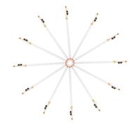 12 Pezzi Matita Sopracciglia in Legno Bianco, Preciso e Naturale | Portatile, Resistente al Sudore e Non Sbava, con Temperino Incluso, per Occhi e Labbra
