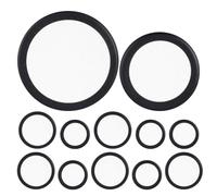 12 Pezzi Membrana Stetoscopio Rotonda in PVC Medicale | Accessori Ricambio per Modelli a Doppia Testa, Filtra Rumori Ambientali, per Infermieri e Terapisti Respiratori
