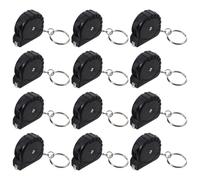 12 pezzi metro a nastro ciondolo mini metro a nastro portachiavi metro a nastro