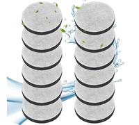 12 Pezzi Micro Dischi Filtranti di Ricambio per Cartucce, Compatibili con Brita Fill & Go, Filtro Caraffa con Brita, Riduce PFAS, Cloro, Microparticelle e Impurità nell'Acqua