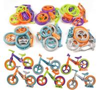 12 Pezzi Mini Bici di Assemblaggio Giocattoli, Bomboniere per Bambini, Goodie Bags per Festa di Compleanno, Piñata Filler, Mini Giocattoli, Premi Scolastici, Pacchetti Fidgets, Premio di Gioco