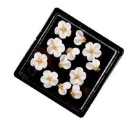 12 Pezzi Moda 3d Unghie Fascino Resina Rosa Camellia Nails Accessori MacNiure Nails Arte Per Le Unghie Di Moda Gli appassionati