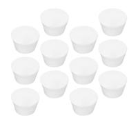 12 Pezzi Modello di Cupcake in Schiuma Nero per Pratica Decorativa | Leggero e Realistico, Base Non Commestibile per Tecniche di Piping, Laboratori e Feste