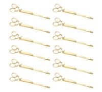 12 Pezzi Mollette Chioma Bambina a Forma di Forbici, Lega Oro | Clip Decorative per Uso Quotidiano e Feste, Stile Adorabile, Non Tira i Chioma, Idea Regalo Compleanno