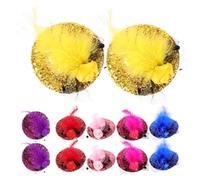 12 Pezzi Mollette Chioma Fiore e Piume, Clip Decorative EVA | Stile Piccolo e Grazioso, Paillettes, per Foto, Scena, Feste, Ballerini e Acconciature Bun Stile Casuale