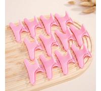 12 pezzi Mollette per capelli a farfalla nere, clip per divisione dello styling, mollette professionali per salone, adatte per taglio di capelli, styling, divisione, tintura, ecc. Mollette per capelli