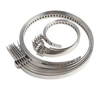 12 Pezzi Morsetto per Stivale CV, Fascette Metalliche Regolabili in Acciaio Inossidabile per Giunto Omocinetico, 6 Piccole e 6 Grandi Fascette Stringitubo, Fissaggio per Auto, Moto e Altri Veicoli