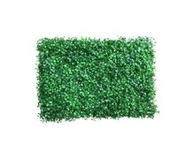 12 pezzi muro di erba pannelli di bosso artificiale siepe pianta erba sfondo pannelli murali decorazione della parete verde giardino esterno 60x40x4 cm