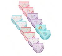 12 pezzi Mutande in cotone casual, morbide e confortevoli, con stampe carine di unicorni e sirene, per ragazze giovani 6Y,8Y,4Y,5Y,2-3YAnimale,Fumetto,Ritratto,Geometrico,A strisce,PianteTessuto