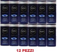 12 pezzi Nivea doccia gel for men 250ml cool kick uomo capelli corpo viso