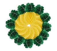 12 pezzi Ornamental Pineapple Paper Ciondolo un unico ananas a nido d'ape per