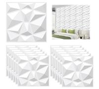 12 pezzi Pannelli Decorativi Per Pareti, Pannelli Adesivi per Pareti, Adesivi Murali 3d, Carta Parati Adesiva Muro, Carta da Parati Adesiva, Pannello Finto Mattone, Finta Pietra per Interni