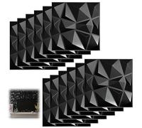 12 pezzi Pannelli Decorativi Per Pareti, Pannelli Adesivi per Pareti, Adesivi Murali 3d, Carta Parati Adesiva Muro, Carta da Parati Adesiva, Pannello Finto Mattone, Finta Pietra per Interni