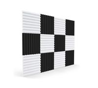 12 pezzi pannello di schiuma acustica, isolamento acustico, per sala giochi studio