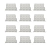 12 Pezzi Pannello Fonoassorbente a Piramide 5cm in Poliuretano | Pareti e Soffitti, Controllo Moderato del Suono, Superficie Decorativa, Assorbimento e Isolamento Acustico