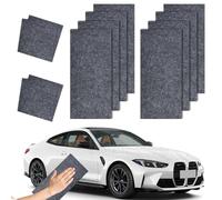 12 Pezzi Panno Nano Sparkle per Rimuovi Graffi Auto Panno Nano Rimuovi Graffi Auto Riutilizzabile per Tutti i Veicoli Ripara i Colori Leggeri dei Graffi Cura Della Vernice Lucidatura