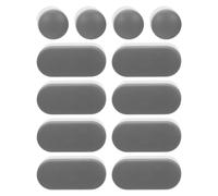 12 pezzi Paraurti per sedile WC per attacco bidet, tamponi adesivi per sedile