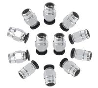 12 pezzi PC4-M10 connettore pneumatico PC4-M10 PC4-M10 spina pneumatica dritta, PC4 M10, connettore rapido da inserire per stampanti 3D