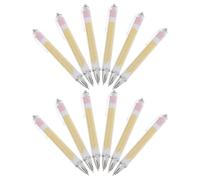 12 Pezzi Penna a Sfera Glitterata Retrattile 1,0mm, Plastica | Finitura Lucida e Accenti Scintillanti, per Quaderni e Registri Ospiti, Uso in Riunioni e Planner