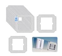 12 Pezzi per Ecovacs Winbot Mini Salviette di Ricambio Kit, Salviettini per Robot Pulizia per Ecovacs Winbot Mini, W-CC02-0012 Pulizia Ricambio Panni, per Pulizia Finestra, Riutilizzabile e Lavabile