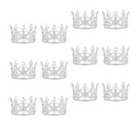 12 Pezzi Per Tovaglioli A Con Perla In Metallo