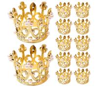 12 Pezzi Per Tovaglioli In Metallo A Forma Con Perla