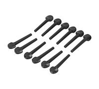 12 pezzi perni in ebano da 8,7 cm accessori di ricambio per accordatura occhio di pesce in legno per violino Oud