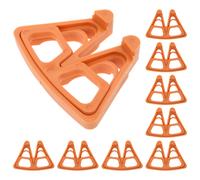 12 pezzi piedini per vasi da fiori rialzi per piante in plastica cuscinetti per