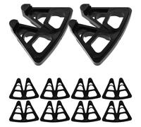 12 pezzi piedini per vasi da fiori rialzi per piante in plastica cuscinetti per