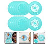 12 pezzi portapiatti di carta per barbecue piatto da picnic per barbecue