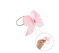 12 pezzi Portatovaglioli a forma di farfalla, con fibbie, in plastica, porta