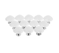 12 pezzi Pulsante per serbatoio WC a forma di cuore, leva per coperchio WC,